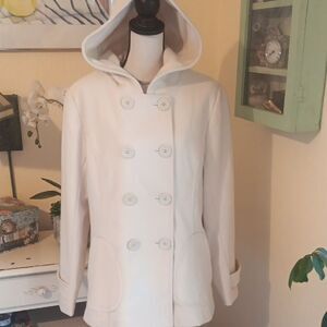 Shaver Lake White Wool Jacket. Classic.